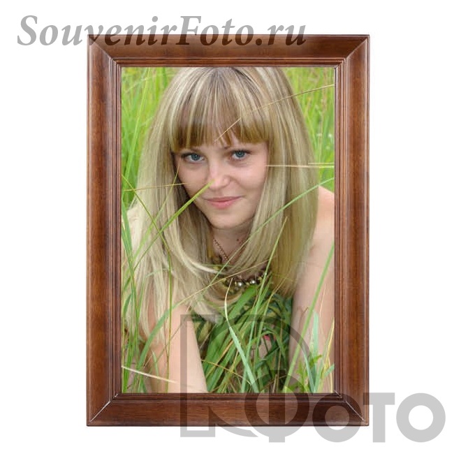 Фоторамка Хофманн, Мод. 915, 10х15 см. Натуральное красное дерево