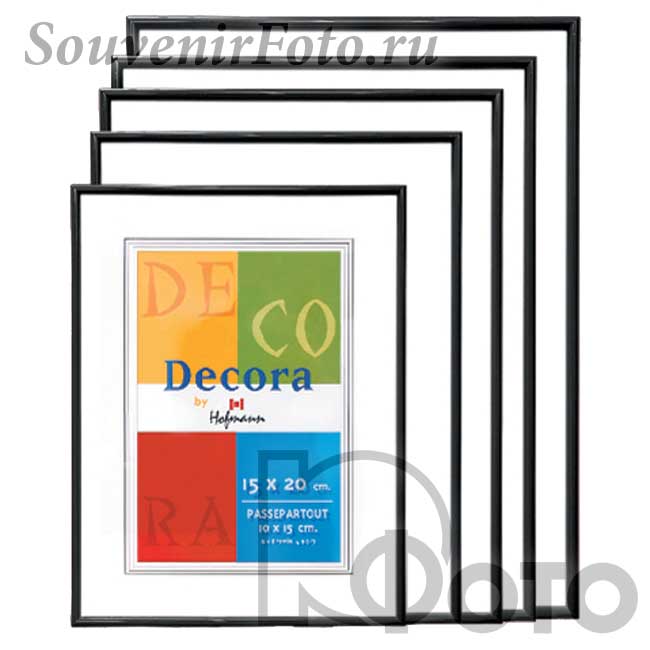 Фоторамка Hofmann, 10х15, Мод. 45-N, Черная