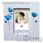 Фоторамка Хофманн (Hofmann), Мод. 2007. 10x15 Синие цветы