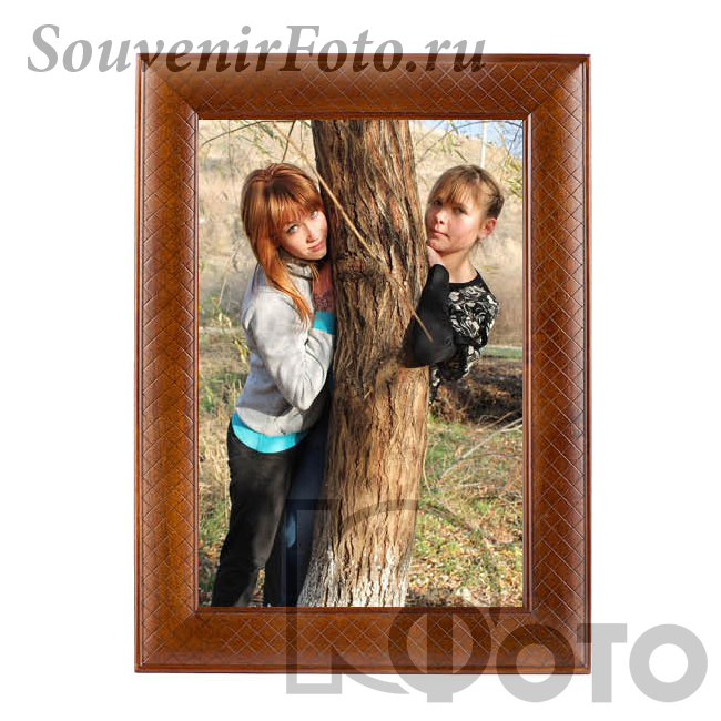 Фоторамка Хофманн, Мод. 916, 10х15 см. Натуральное красное дерево